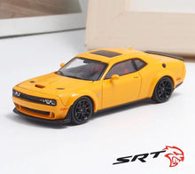 Load image into Gallery viewer, SH 1:64 Yellow Challenger SRT Hellcat Muscle Sport Model Diecast Metal Car New Collection
