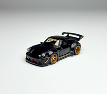Load image into Gallery viewer, HG 1:64 Matte Black RWB 930 Figure Sports Open Model Diecast Metal Car New Collection

