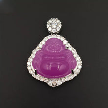 Load image into Gallery viewer, Nature Jade Laughing Buddha Pendant Necklace Gift Jewelry charm Blessing New E
