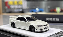 Load image into Gallery viewer, BZMW 1:64 White Skyline GTR R34 NISMO Z-Tune Sport Model Diecast Resin Car New Collection
