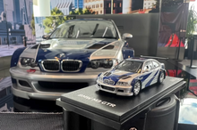 Load image into Gallery viewer, AR 1:64 Silver Blue NFS M3 GTR E46 Coupe Sports Model Diecast Metal Car BN
