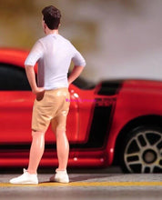 Load image into Gallery viewer, 1:24 Painted Figure Model Miniature Resin Diorama Sand Standing Position Man
