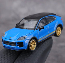 Load image into Gallery viewer, TH 1:64 Blue Cayenne Turbo GT SUV Sports Model Diecast Metal Car New Collection
