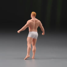 Load image into Gallery viewer, 1:64 Painted Figure Model Miniature Resin Diorama Sand Toy Muscular Man Strong New

