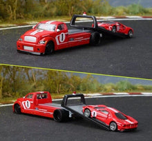 Load image into Gallery viewer, Maisto 1:64 2018 Ford Heritage GT Flatbed Trailer Truck Model Toy Metal Car

