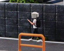 Load image into Gallery viewer, 1:64 Painted Figure Mini Model Miniature Resin Diorama Computer Man Robot Toy
