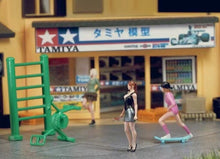 Load image into Gallery viewer, 1:64 Painted Figure Mini Model Miniature Car Scenes Resin Toy OL High Heel Lady
