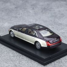 Load image into Gallery viewer, SH 1:64 Red Gold Maybach 62 Luxury Sedan Sports Model Diecast Metal Car BN

