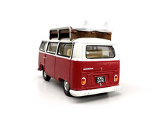 Load image into Gallery viewer, 1:76 Red VW T2 Camper Surfing Van Sports Model Diecast Metal Car New Collection
