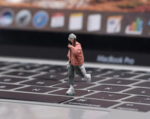 Load image into Gallery viewer, 1:64 Painted Figure Model Miniature Resin Diorama Toy Sand Casual Wearing Girl

