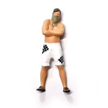 Load image into Gallery viewer, 1:64 Painted Figure Mini Model Miniature Resin Diorama Summer Caual Masked Man W
