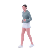 Load image into Gallery viewer, 1:64 Painted Figure Model Miniature Resin Diorama Sand Running Girl Sport Lady
