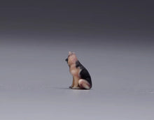 Load image into Gallery viewer, 1:64 Painted Figure Model Miniature Resin Diorama Sand Dog Puppy Pet Shepherd
