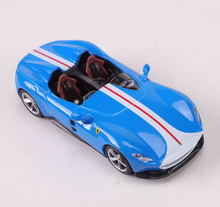 Load image into Gallery viewer, Bburago 1:43 Blue Monza SP2 Racing Sports Model Diecast Metal Car Box New
