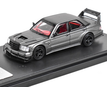 Load image into Gallery viewer, RM 1:64 Gray 190E W201 KS Evo III Sports Sedan Model Diecast Metal Car New Collection
