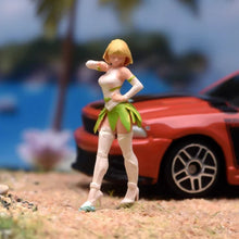 Load image into Gallery viewer, 1:24 Painted Figure Model Miniature Resin Diorama  Sand Pretty Charming Girl
