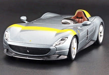 Load image into Gallery viewer, Bburago 1:24 Silver Monza SP1 Racing Sports Model Toy Diecast Metal Car BN
