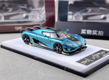 Load image into Gallery viewer, TPC 1:64 Blue Agera RS Racing Sports Model Diecast Metal Car New Collection
