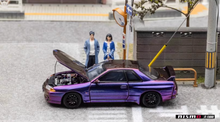 Load image into Gallery viewer, FH 1:64 Purple Skyline GTR R32 Nismo S-Tune Sports Model Diecast Metal Car New
