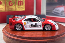 Load image into Gallery viewer, PGM 1:64 Red F40 Round Racing Sports Model Diecast Metal Car New Collection
