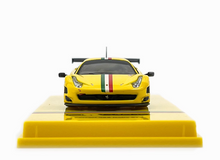Load image into Gallery viewer, Tarmac 1:64 Yellow Ferrari 458 Italia GT3 Sports Model Diecast Metal Car New Collection
