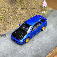 Load image into Gallery viewer, MH 1:64 Blue Carbon Impreza Wagon WRX STi Sports Model Diecast Metal Car New Collection
