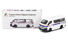 Load image into Gallery viewer, TINY 1:64 Hongkong Nippon Express Delivery Toyota Hiace Van Model Toy Metal Car BN
