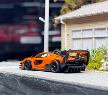 Load image into Gallery viewer, CM 1:64 Orange Senna GTR Racing Sports Model Diecast Metal Car New Collection
