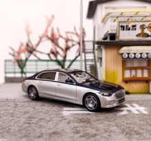 Load image into Gallery viewer, ARBox 1:64 Silver Blue S680 Maybach Luxury Model Diecast Metal Car New
