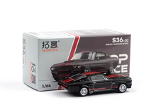 Load image into Gallery viewer, Poprace 1:64 Black Red Shelby Mustang GT500 Sports Model Diecast Metal Car New Collection
