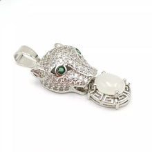 Load image into Gallery viewer, Nature Jade Leopard Pendant Necklace Gift For Woman Jewelry charm Blessing d
