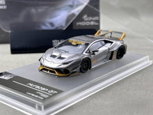 Load image into Gallery viewer, King 1:64 Gray Gold Huracan GT Widebody Sports Model Diecast Metal Car New Collection

