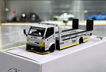 Load image into Gallery viewer, MT 1:64 Gray AF H300 Flatbed Trailer Tow Truck Model Diecast Metal Car New Collection
