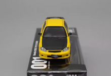 Load image into Gallery viewer, JDM64 1:64 Yellow Carbon Civic Type R EK9 Sports Model Diecast Metal Car New Collection
