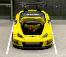 Load image into Gallery viewer, MT 1:64 JDM Yellow S2000 AP1 JS Racing Sports Model Diecast Metal Car New Collection
