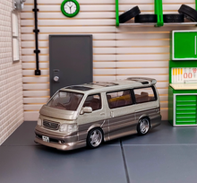 Load image into Gallery viewer, Tarmac 1:64 JDM Hiace Wagon Custom Mini Van Sports Model Diecast Metal Car New
