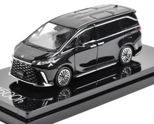 Load image into Gallery viewer, Hobby Japan 1:64 Black 6 Seats LM500h MPV Van Sports Model Diecast Metal Car
