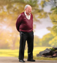 Load image into Gallery viewer, 1:64 Painted Figure Model Miniature Resin Diorama Sand Elderly Old Folks Man
