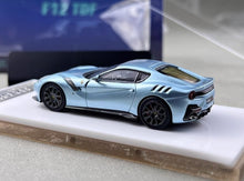 Load image into Gallery viewer, SH 1:64 Ice Blue F12 TDF V12 Racing Sports Model Diecast Metal Car New Collection
