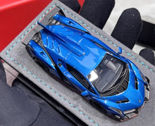 Load image into Gallery viewer, DMH 1:64 Blue Veneno Super Racing Sports Model Diecast Resin Car New Collection
