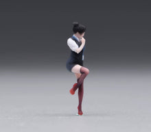 Load image into Gallery viewer, 1:64 Painted Figure Model Miniature Resin Uniform Girl Lady Woman Sexy Posting
