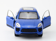Load image into Gallery viewer, WELLY 1:36 Blue Macan Turbo SUV Sports Model Diecast Toy Metal Car BN

