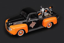 Load image into Gallery viewer, Maisto 1:241958 FLH Duo Glide 1948 F1 Pickup Truck Motorcycle Model Toy Metal
