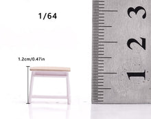 Load image into Gallery viewer, 1:64 Painted Figure Model Miniature Resin Sand Uniform Girl Desk Chair Set
