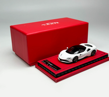 Load image into Gallery viewer, ART 1:64 White SF90 Stradale Racing Sports Model Diecast Resin Car New Collection
