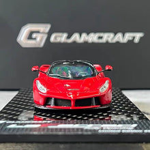 Load image into Gallery viewer, 1:64 GLAMCRAFT Red Lafeerrari Racing Sports Open Model Diecast Metal Car New Collection
