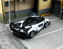 Load image into Gallery viewer, CM 1:64 White Senna GTR Racing Sports Model Diecast Metal Car New Collection
