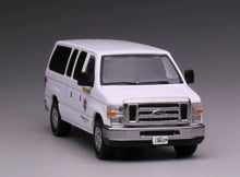 Load image into Gallery viewer, 1:64 596 White LA Sheriff E350 Super Duty Wagon Van Model Diecast Metal Car
