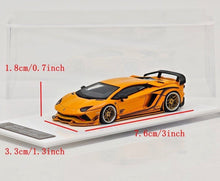 Load image into Gallery viewer, RW 1:64 Yellow Aventador S Racing Sports Model Diecast Metal Car New Collection
