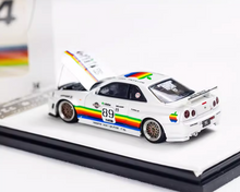 Load image into Gallery viewer, TM 1:64 Apple #89 JDM Skyline GTR R34 Sports Model Diecast Metal Car New Collection

